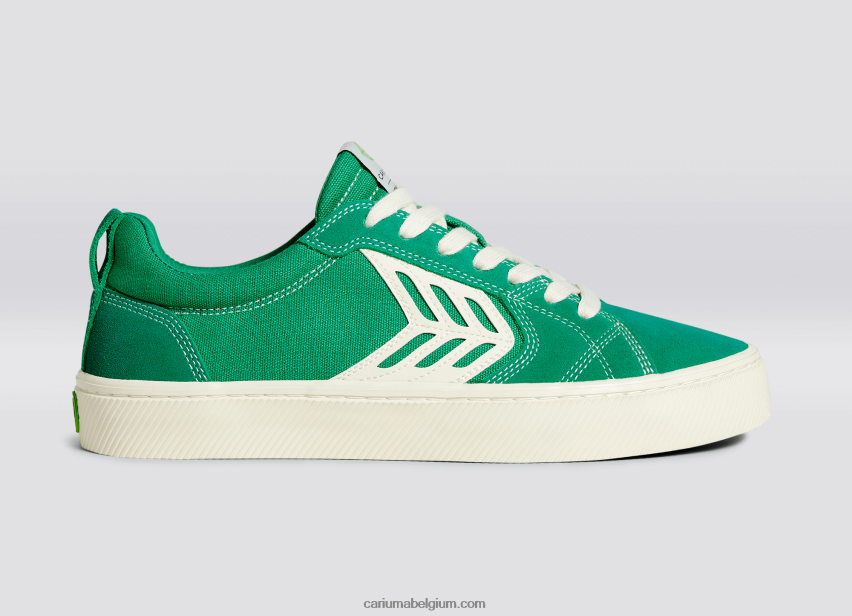 Heren Cariuma groen contrast/ivoor 6F0Z24140