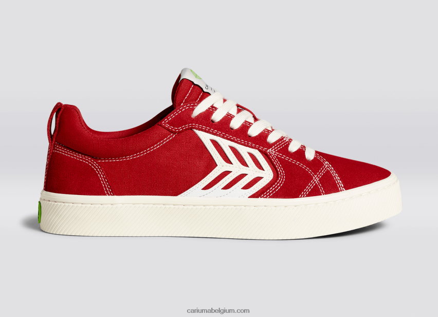 Heren Cariuma rood contrast/ivoor 6F0Z24138