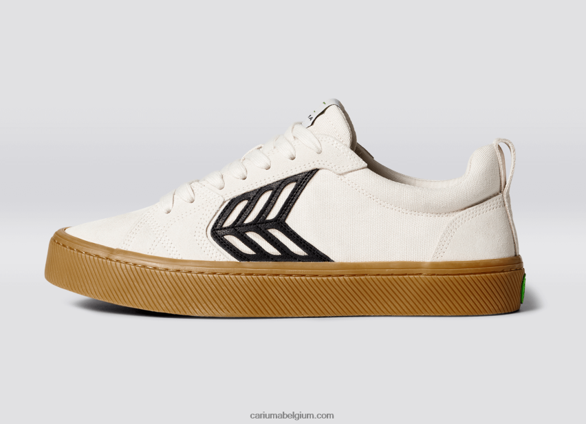 Heren Cariuma linkervoet(enkele schoen)-off-white vintage gum/zwart 6F0Z24152