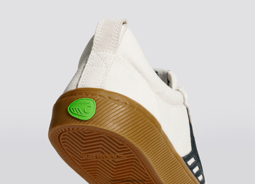 Heren Cariuma linkervoet(enkele schoen)-off-white vintage gum/zwart 6F0Z24152