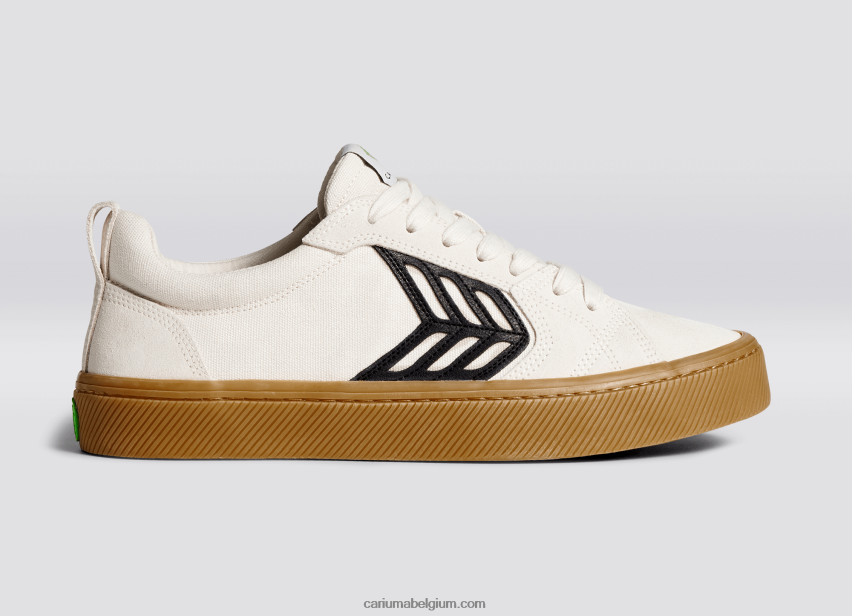 Heren Cariuma rechtervoet(enkele schoen)-off-white vintage gum/zwart 6F0Z24161