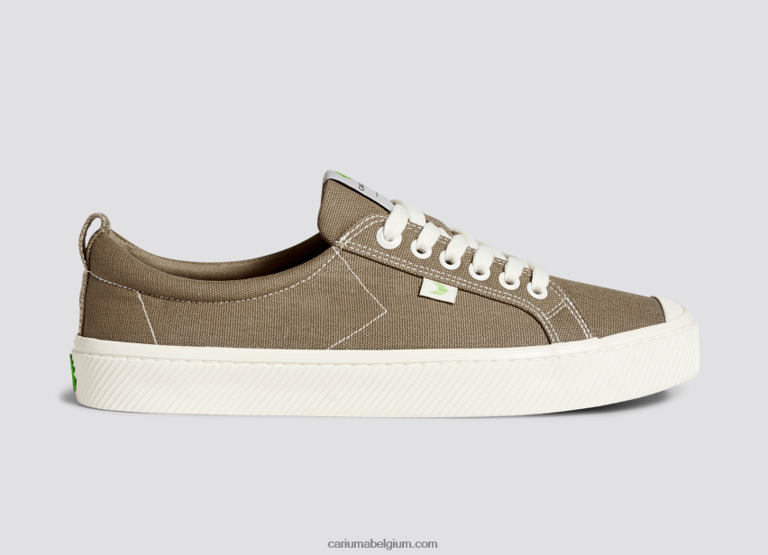 Heren Cariuma zand contrast draad canvas 6F0Z247