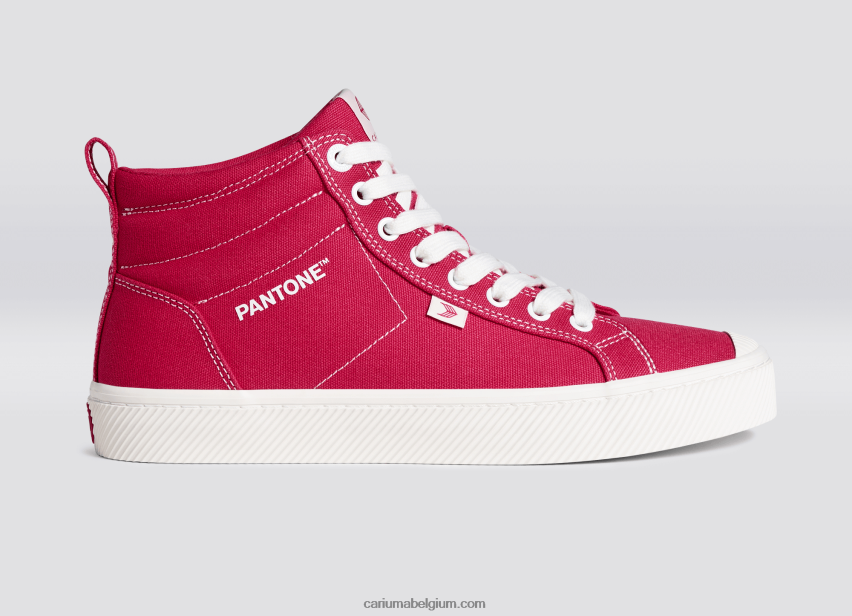 vrouwen Cariuma pantone viva magenta/gebroken wit canvas 6F0Z24280
