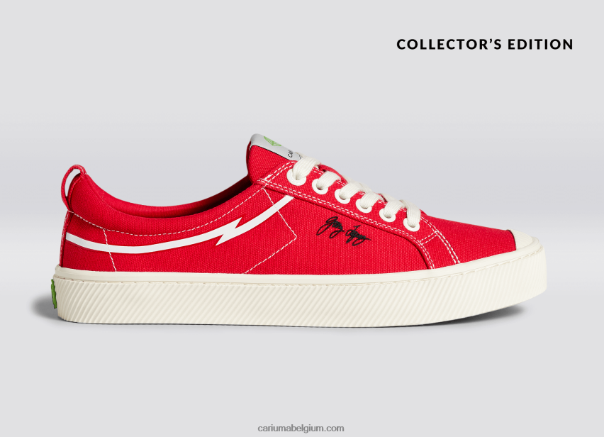 vrouwen Cariuma gerry lopez rood canvas 6F0Z24306