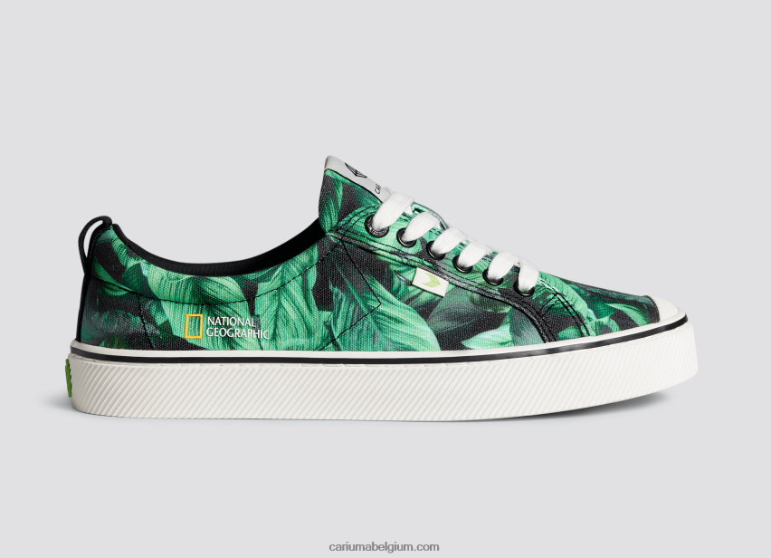 vrouwen Cariuma national geographic vredeslelie groen canvas 6F0Z24245