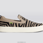 Heren Cariuma breisel met zebraprint 6F0Z24172