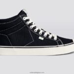 Heren Cariuma canvas met zwarte contrasterende strepen 6F0Z2456