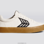 Heren Cariuma rechtervoet(enkele schoen)-off-white vintage gum/zwart 6F0Z24161