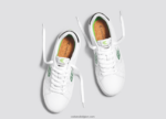 Heren Cariuma wit lwg leer/groen 6F0Z24101 - Afbeelding 6