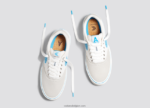 vrouwen Cariuma avatar gebroken wit/blauw 6F0Z24293 - Afbeelding 6
