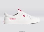 vrouwen Cariuma pantone gebroken wit/viva magenta canvas 6F0Z24252