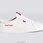 vrouwen Cariuma pantone gebroken wit/viva magenta canvas 6F0Z24252