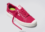 vrouwen Cariuma pantone viva magenta/gebroken wit canvas 6F0Z24251 - Afbeelding 3