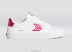 vrouwen Cariuma pantone viva magenta wit leer 6F0Z24294