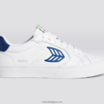 vrouwen Cariuma wit lwg leer/blauw 6F0Z24318